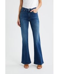 FRAME - The Icon High Waist Flare Jeans - Lyst