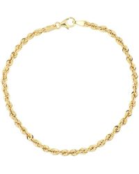 Bony Levy - 14k Gold Rope Chain Bracelet - Lyst