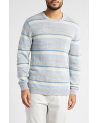 Rails - Olsen Stripe Cotton & Linen Crewneck Sweater - Lyst