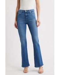 PAIGE - Laurel Canyon High Waist Bootcut Jeans - Lyst
