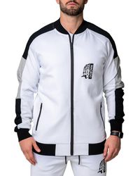 Maceoo - Legendary Stretch Cotton Zip-Up Jacket - Lyst