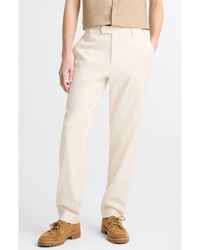 Vince - Owen Linen & Cotton Blend Extended Tab Pants - Lyst