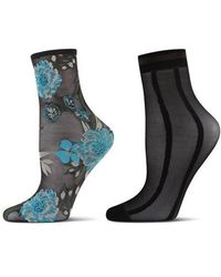 Memoi - Assorted 2-Pack Ankle Socks - Lyst