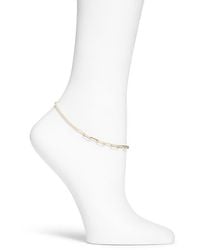 SHYMI - Split Chain Anklet - Lyst