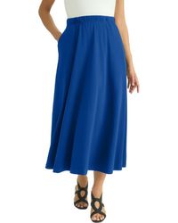 Jessica London - Soft Ease Midi Skirt - Lyst