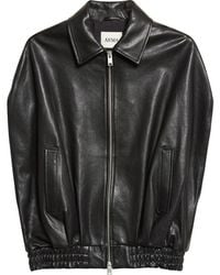 Arma - Bina Vegetal Lambskin Leather Cape Jacket - Lyst