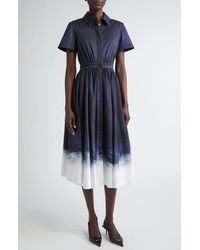 Jason Wu - Brushed Stretch Cotton Canvas Midi Dress - Lyst