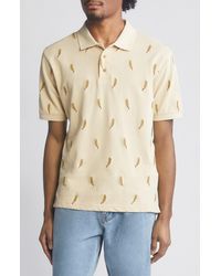 Carrots - Wheat Embroidered Cotton Polo - Lyst