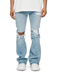 Purple Brand - Ripped Flare Jeans - Lyst