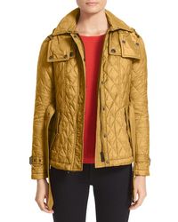 Burberry Finsbridge Short Quilted Jacket - Red