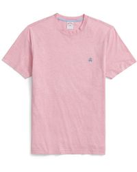 Brooks Brothers - Logo Embroidered Supima Cotton T-shirt - Lyst