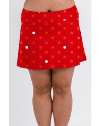 Calypsa - Short Swim Skort With Shorts - Lyst