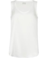 Brunello Cucinelli - Satin Top - Lyst