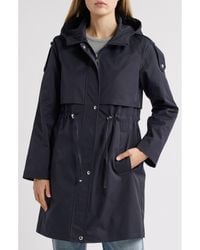 Sam Edelman - Hooded Longline Jacket - Lyst