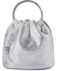 OLGA BERG - Mabel Crystal Top Handle Clutch - Lyst