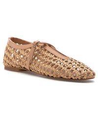 275 Central - Izabel Woven Raffia Ballet Flat - Lyst