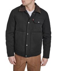 Levi's - Cotton Canvas Zip Jacket - Lyst