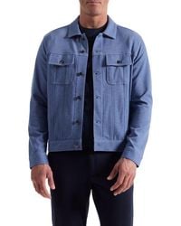 Bugatchi - Knit Trucker Jacket - Lyst