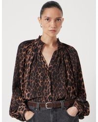 Hush - Fleur Floaty Chiffon Blouse - Lyst