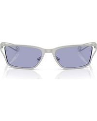 DIESEL - Dl1015 58Mm Rectangular Sunglasses - Lyst