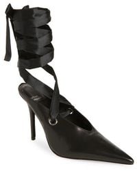 Jeffrey Campbell - Grateau Ankle Wrap Mule - Lyst