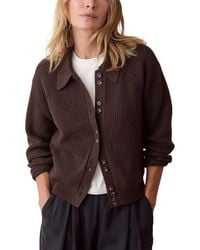 Marine Layer - Parker Cotton & Merino Wool Blend Cardigan - Lyst