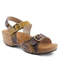 Spring Step - Osuna Ankle Strap Platform Sandal - Lyst