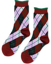 Hansel From Basel - Argyle Crew Socks - Lyst