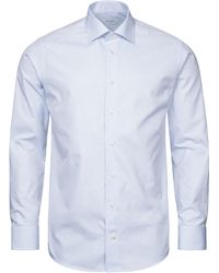 Eton - Contemporary Fit Dobby Organic Cotton Dress Shirt - Lyst