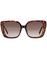 Fossil - 54Mm Gradient Square Sunglasses - Lyst