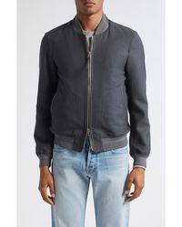 Tom Ford - Two-Way Zip Lightweight Wool & Silk Bomber Jacket - Lyst
