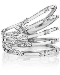 Hueb - Luminus Stacked Diamond Ring - Lyst