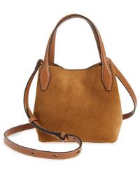 Madewell - The Mini Suede Shopper Tote - Lyst