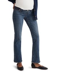 Madewell - Side Panel Kick Out Crop Maternity Jeans - Lyst