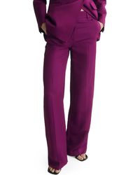Mango - Straight Leg Suit Trousers - Lyst
