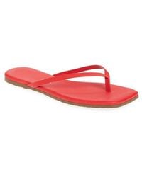 TKEES - Lily Square Toe Flip Flop - Lyst