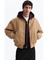 H&M - Padded Nylon Bomber Jacket - Lyst