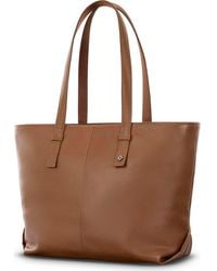Samsonite - Mobile Solution 2 Leather Tote With Laptop Sleeve - Lyst