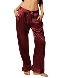 Kiki de Montparnasse - Silk Lounge Moi Et Toi Tie Up Pajama Pant - Lyst