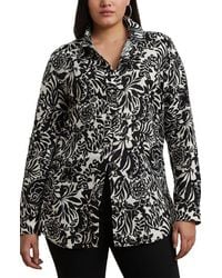Ralph Lauren - Floral Linen Button-Up Shirt - Lyst