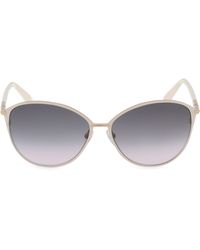Tom Ford - Penelope 59mm Gradient Round Sunglasses - Lyst