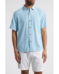 Tommy Bahama - Birdie Of Paradise Short Sleeve Silk Graphic Button-Up Shirt - Lyst