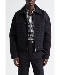 Amiri - Ma Quad Jacquard Cotton & Wool Work Jacket - Lyst