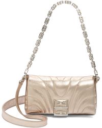 Givenchy - Micro 4g Soft Quilted Metallic Leather Crossbody Bag - Lyst