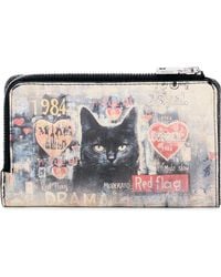 Desigual - Medium Printed Zip Around Wallet - Lyst