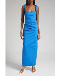 Sir. The Label - Azul Balconette Gown - Lyst