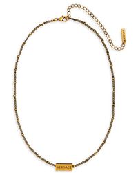 Versace - Axis Chain Necklace - Lyst