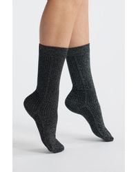 Stems - Soft Metallic Crew Socks - Lyst