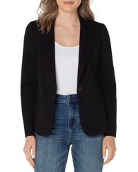 Liverpool Los Angeles - Fitted Knit Blazer - Lyst