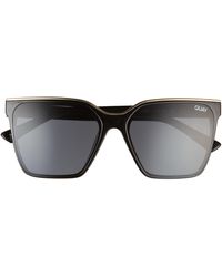 Quay - Level Up 56mm Polarized Square Sunglasses - Lyst